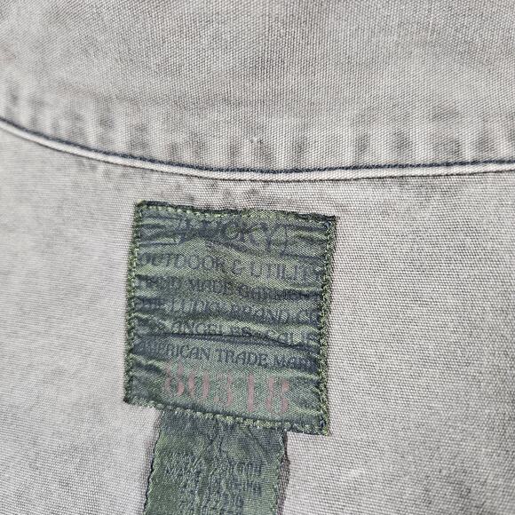 Lucky Brand Shacket Mens XL Outdoor & Utility Full Zip Military Fatigue Jacket - Picture 10 of 16